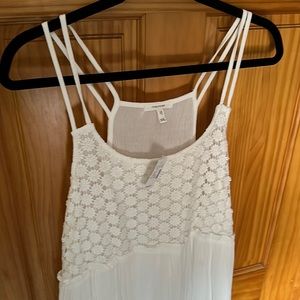 White plus size Maurice’s sun dress